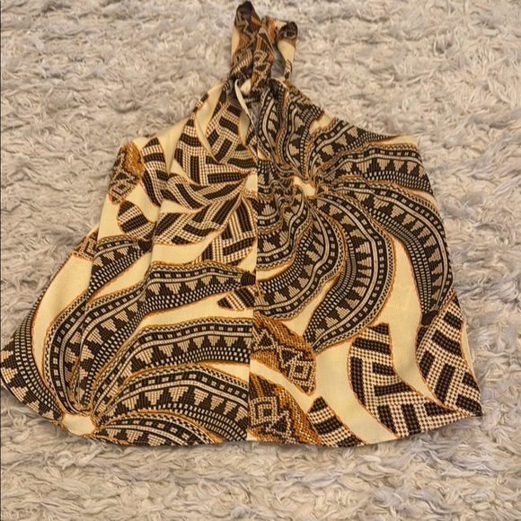 Patterned Halter Top.NWOT - Picture 5 of 10